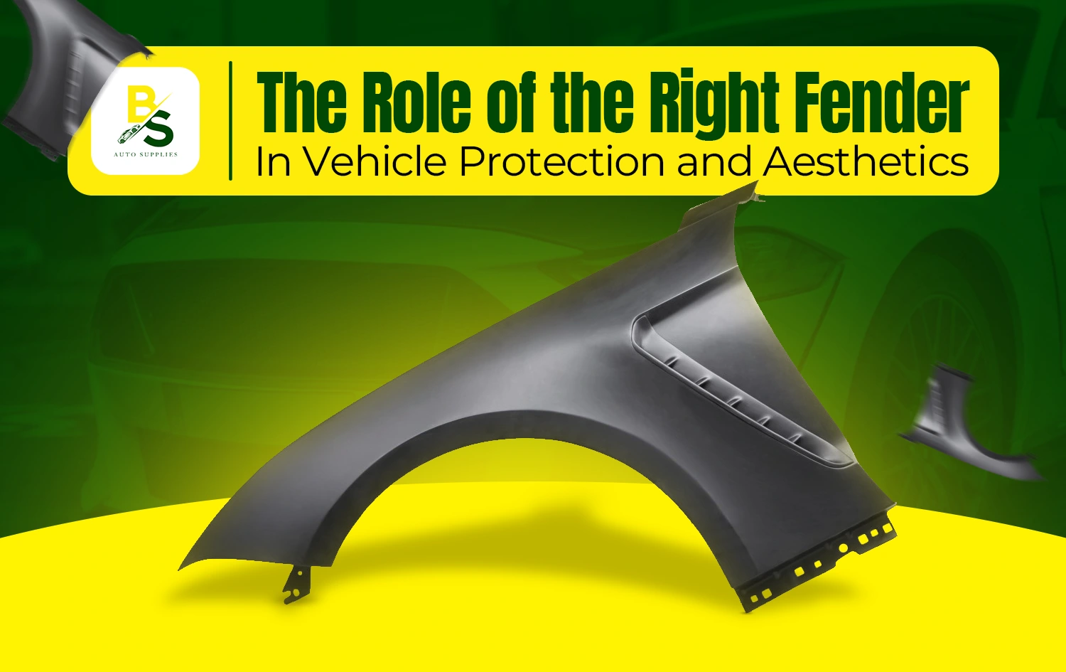 The Role of the Right Fender in Vehicle Protection and Aesthetics