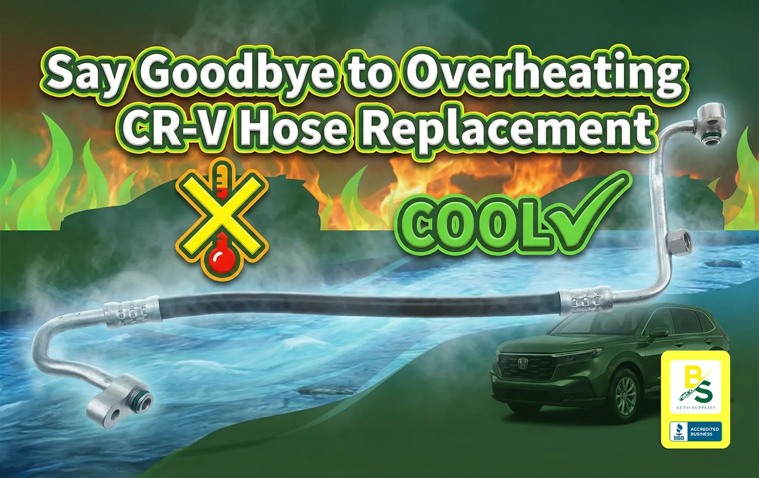 Say Goodbye to Cooling Issues: Upgrade Your Honda CR-V with a New Discharge Line Hose