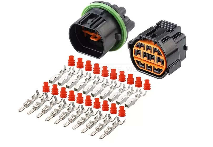 10-Pin Automotive Headlight Lamp Connector Plug Socket for 2019 Hyundai Elantra SE Sedan 1.8L