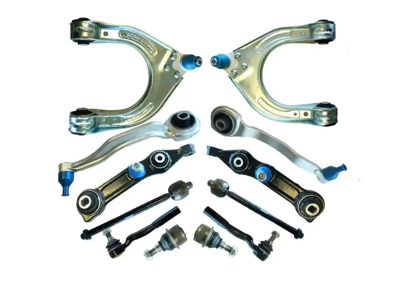 front upper and lower ball joints with control arm front upper and lower