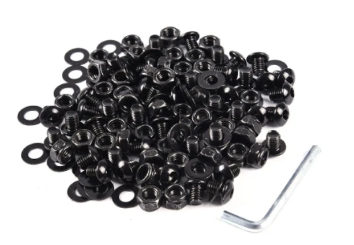 Nissan Murano SE Sport Utility – Universal Screw/Bolt Hardware Kit (Black Finish)