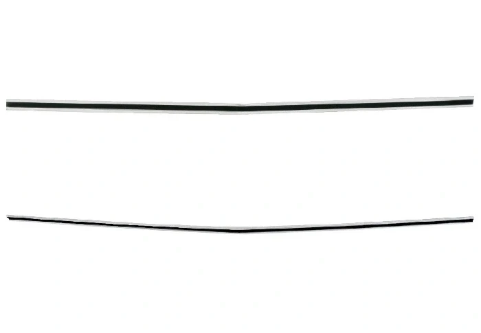 Rear End Trunk Tail UPPER & LOWER Panel Trim Moldings for Chevy Chevelle