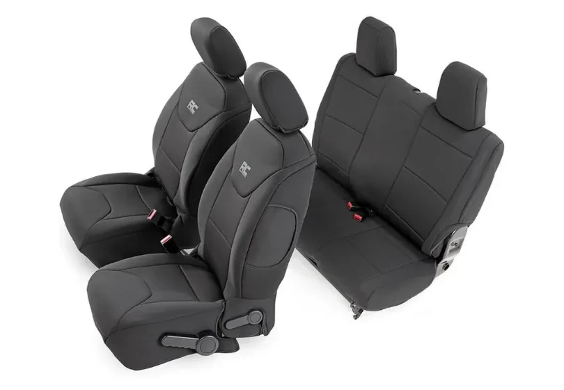 Rough Country Neoprene Seat Covers for Jeep Wrangler JK (2011–2012)